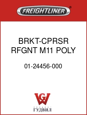 Оригинальная запчасть Фредлайнер 01-24456-000 BRKT-CPRSR RFGNT,M11,POLY VEE