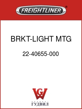 Оригинальная запчасть Фредлайнер 22-40655-000 BRKT-LIGHT MTG,RR SLPRCAB