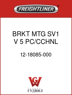Оригинальная запчасть Фредлайнер 12-18085-000 BRKT,MTG,SV1 V,5 PC/CCHNL XMBR