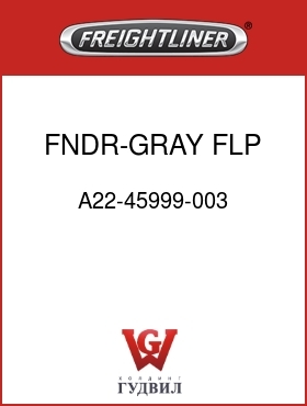 Оригинальная запчасть Фредлайнер A22-45999-003 FNDR-GRAY FLP,NO LOGO,RH