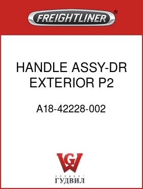 Оригинальная запчасть Фредлайнер A18-42228-002 HANDLE ASSY-DR,EXTERIOR,P2,LH