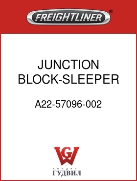 Оригинальная запчасть Фредлайнер A22-57096-002 JUNCTION BLOCK-SLEEPER CAB