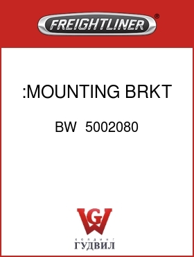 Оригинальная запчасть Фредлайнер BW  5002080 :MOUNTING BRKT KIT
