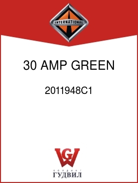 Оригинальная запчасть Интернешнл 2011948C1 30 AMP GREEN