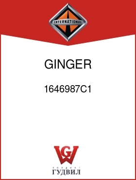 Оригинальная запчасть Интернешнл 1646987C1 GINGER