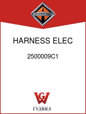 Оригинальная запчасть Интернешнл 2500009C1 HARNESS, ELEC