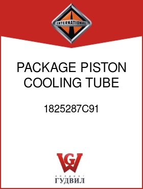 Оригинальная запчасть Интернешнл 1825287C91 PACKAGE, PISTON COOLING TUBE