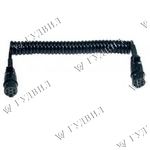 Перекидка электрическая,  7 мама/7 мама,   3, 5 м, вилка пластик