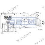 ПНЕВМОПОДУШКА 881 В СБОРЕ ПЛАСТ