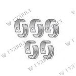 КОМПЛЕКТ КОРЕННЫХ ВКЛАДЫШЕЙ СТД YANMAR 4TNV106 MAXIFORCE