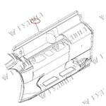 СПОЙЛЕР НИЖНИЙ ПЕРЕДНИЙ ЛЕВЫЙ INT 9200