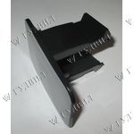 Заглушка бампера квадратная серый пластик MAN