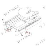 УГОЛОК КРЕПЛЕНИЯ СЕДЛА ЛЕВЫЙ