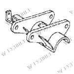 АДАПТЕР ОСИ ПОЛУПРИЦЕПА ЛЕВЫЙ