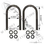 К-Т СТРЕМЯНОК ПЕРЕДНЕЙ РЕССОРЫ FTL/VOLVO 3/4*4*8 (2шт)