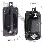 РУЧКА ДВЕРИ НАРУЖНЯЯ ЛЕВАЯ ХРОМ