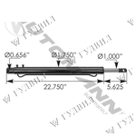 ЦИЛИНДР ПОДЪЕМА КАБИНЫ ЛЕВЫЙ SBA 