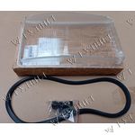 Стекло фары головного света с уст. комплектом, правое Scania R114