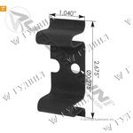 СКОБА ПЕРЕДНЕЙ ТОРМОЗНОЙ КОЛОДКИ ETN(1443/1308) ОПОРНАЯ 