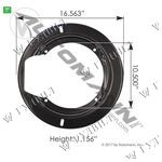 ПЫЛЬНИК ПЕРЕДНИЙ 15"X4" ROCKWELL 