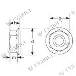 ГАЙКА СТРЕМЯНКИ ЗАДНЕЙ