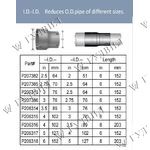 ПЕРЕХОДНИК ТРУБЫ ГЛУШИТЕЛЯ С ФЛАНЦЕМ ПРЯМОЙ L=152мм ID/ID 5"-4" (128mm/102mm) O-TECH