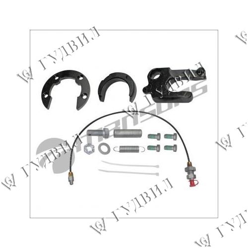 РЕМКОМПЛЕКТ СЕДЛА JOST ЗАЩЕЛКА+ПОДКОВА НА 4 БОЛТАMANSONS - 200.529