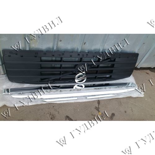 панель передняя (гриль) с молдингами (всего 6 элементов)  VOLVO FH/FM V3 - TD08-51-003A