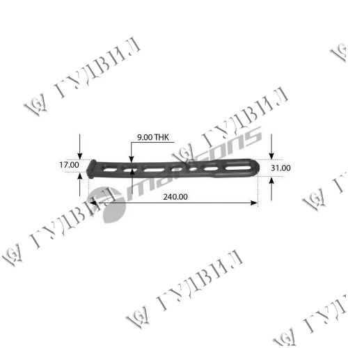 ХОМУТ БРЫЗГОВИКА - 900345