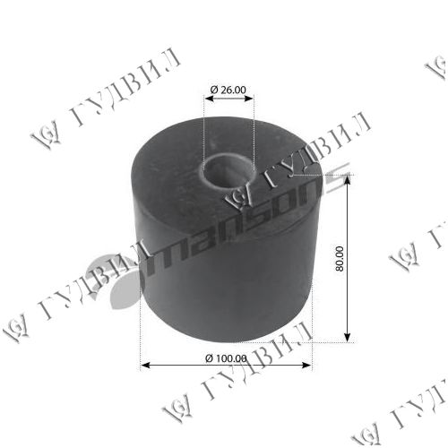 ОТБОЙНИК РЕЗИНОВЫЙ - TRB4017