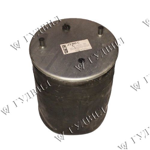 ПНЕВМОПОДУШКА 942 В СБОРЕ МЕТАЛ - 72.942.C