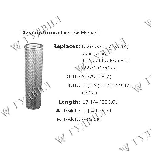 ФИЛЬТР ВОЗДУШНЫЙ - LAF1933