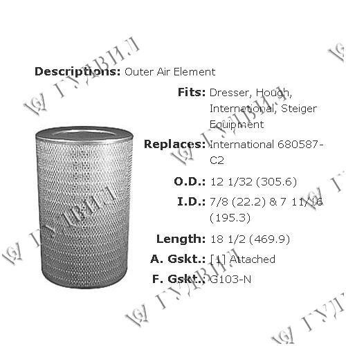 ФИЛЬТР ВОЗДУШНЫЙ - LAF3716