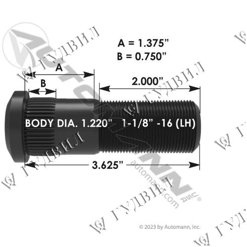ШПИЛЬКА ПЕРЕДНЯЯ ЛЕВАЯ - NL5094