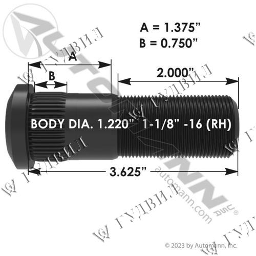 ШПИЛЬКА ПЕРЕДНЯЯ ПРАВАЯ - NL5095