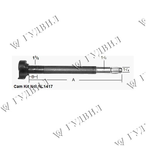 ВАЛ ТОРМОЗНОЙ - NL1965