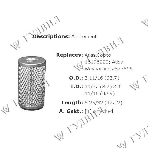 ФИЛЬТР ВОЗДУШНЫЙ - LAF8824