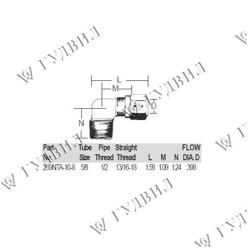 ШТУЦЕР - 269NTA-10-8