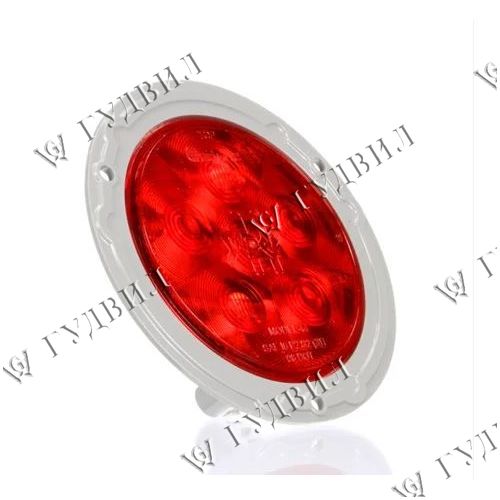 ФОНАРЬ ЗАДНИЙ 4" КРАСНЫЙ СВЕТОДИОД (6) С РАМКОЙ - TL44322R