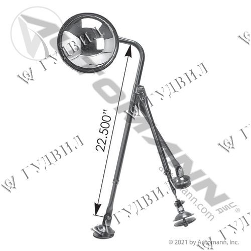 СТОЙКА  КРЕПЛЕНИЯ+ЗЕРКАЛО FTL (3 ОПОРЫ) - 563.9018