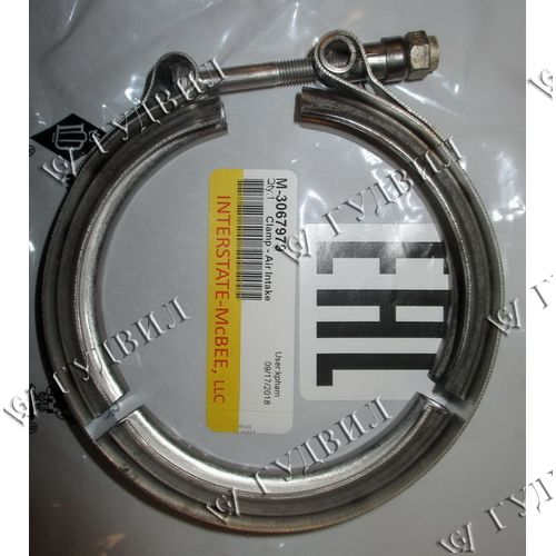 ХОМУТ ПАТРУБКА ТУРБИНЫ (ВПУСК) CUM N14,NT855,ISC/QSC,ISB/QSB,ISX/QSX  - M-3067979