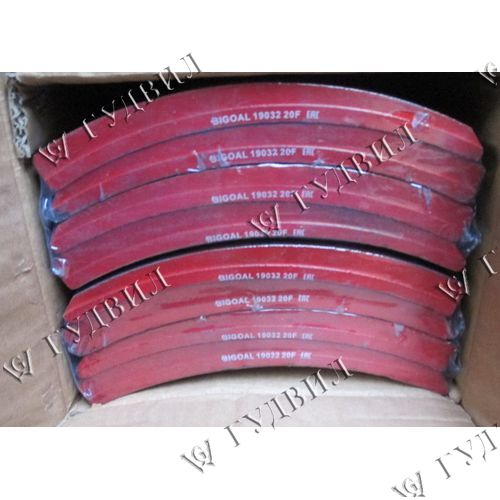 К-Т ТОРМОЗНЫХ НАКЛАДОК НА ОСЬ 19032 второй ремонт  - 701199