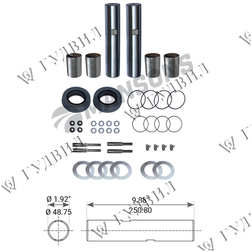 ШКВОРЕНЬ КОМПЛЕКТ НА ОСЬ - 580024