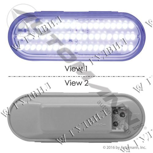 ФОНАРЬ ОВАЛЬНЫЙ БЕЛЫЙ - 571.LD60W60MV