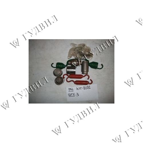 РЕМКОМПЛЕКТ ТОРМОЗНЫХ КОЛОДОК - KIT8081