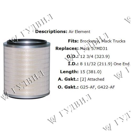 ФИЛЬТР ВОЗДУШНЫЙ - LAF7757