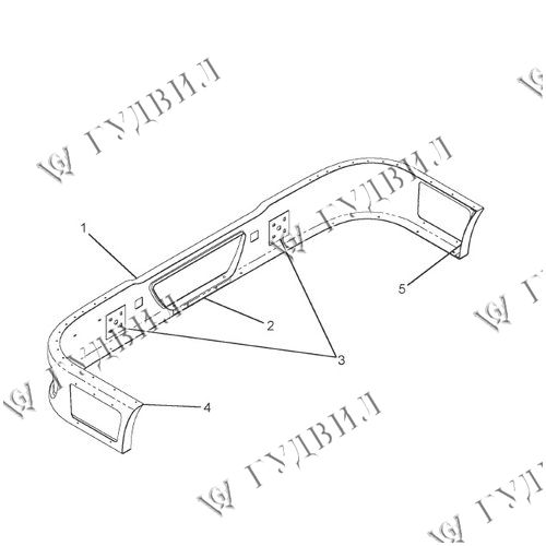 БАМПЕР ПЕРЕДНИЙ - 3574914C2
