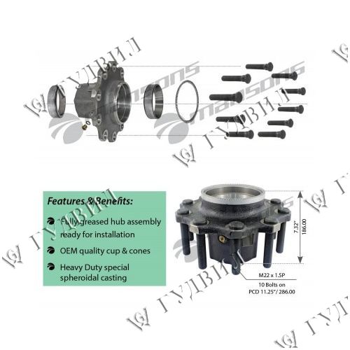 СТУПИЦА П/П 10 ШПИЛЕК 212049/218248 - 163003