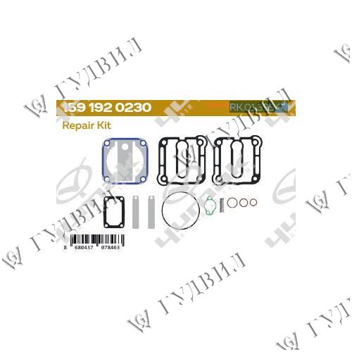 К-Т ПРОКЛАДОК ГОЛОВКИ ЦИЛ КОМПР-РА BENDIX BA-921 YUMAK - RK.01.395.07