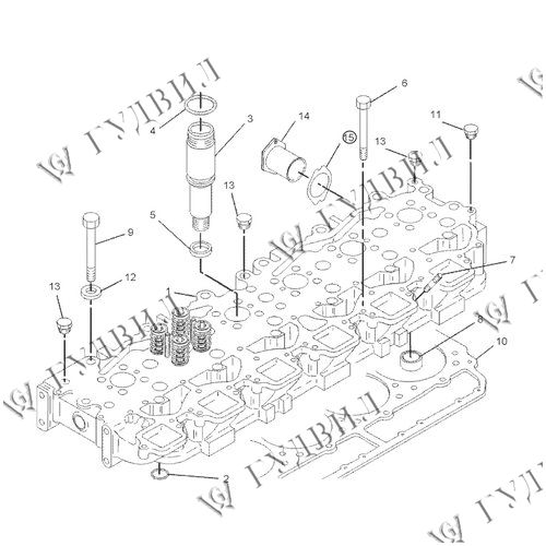 ПРОКЛАДКА ВЫПУСКНОГО КОЛЛЕКТОРА - AS-1384611